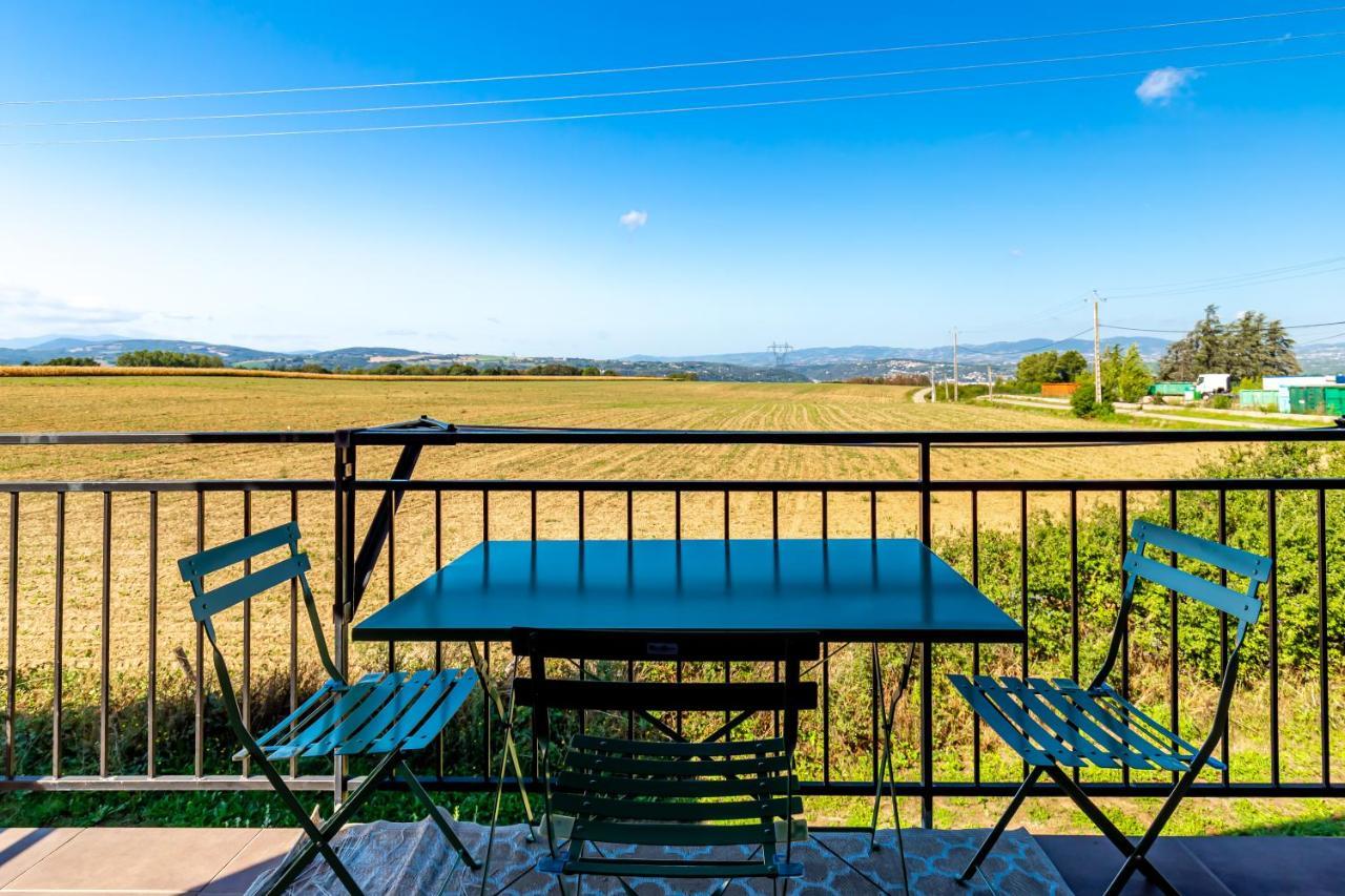 Logement 75M2, Avec Vue, Au Calme, Lyon A 25Km Communay Exteriér fotografie