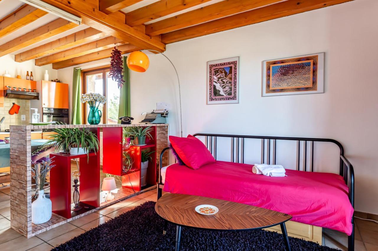 Logement 75M2, Avec Vue, Au Calme, Lyon A 25Km Communay Exteriér fotografie